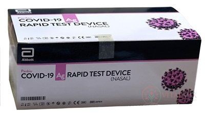 Abbott Panbio COVID-19 Ag RAPID TEST DEVICE súprava na nazálny rýchlotest 1x25 ks