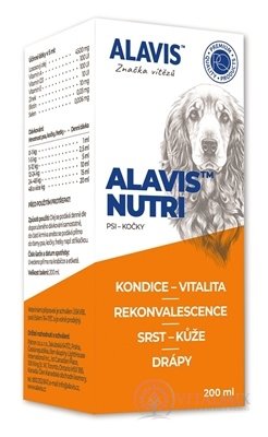 ALAVIS NUTRI olejová emulzia pre psy, mačky a fretky 1x200 ml