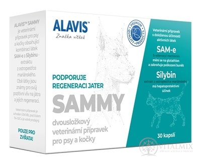 ALAVIS SAMMY cps pre psy a mačky 1x30 ks