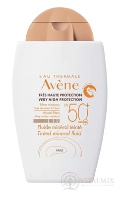 AVENE FLUIDE MINÉRAL TEINTÉ SPF50+ tónovací minerálny fluid (veľmi vysoká ochrana) 1x40 ml