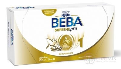 BEBA SUPREME pro 6HM-O 1 tekutá mliečna výživa (od narodenia) (inov.24) 32x70 ml (2240 ml)