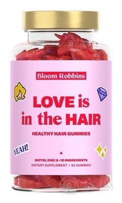 Bloom Robbins HEALTHY HAIR GUMMIES žuvacie cukríky (vlasy), jednorožci 1x60 ks