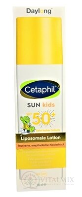 Daylong Cetaphil SUN kids Liposomale Lotion SPF50+ lipozomálne telové mlieko s ochranným faktorom 1x150 ml