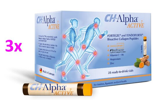 CH ALPHA ACTIVE AMPULKY 30ML 3X28KS, BIOAKTIVNE KOLAGENOVE PEPTIDY