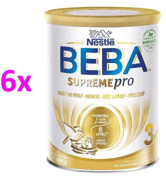 BEBA SUPREME PRO 3 6HM-0 6x800G