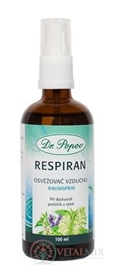 Dr. Popov RESPIRAN osviežovač vzduchu (dýchacie ťažkosti), rozprašovač 1x100 ml