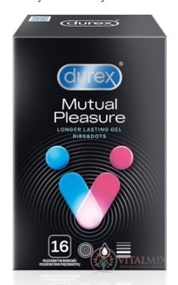 DUREX Mutual Pleasure kondóm s benzokaínom 1x16 ks
