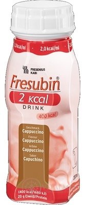 Fresubin 2 kcal DRINK príchuť kapučíno (2,0 kcal/ml), 4x200 ml (800 ml)