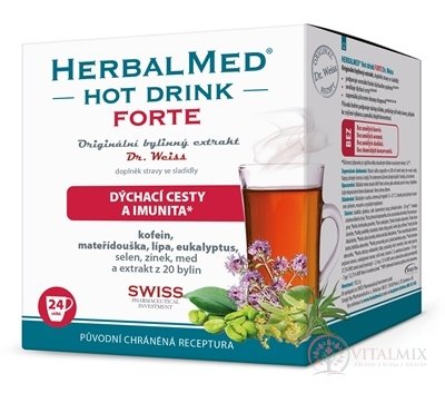 HERBALMED HotDrink FORTE - Dr.Weis vrecúška 1x24 ks