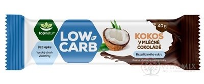 topnatur LOW CARB Tyčinka Kokos v čokoláde 1x40 g