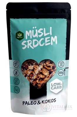 topnatur Müsli srdcom LOW CARB PALEO & Kokos 1x350 g