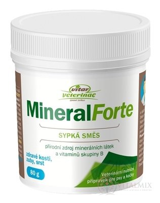 VITAR Veterinae Mineral Forte sypká zmes 1x80 g