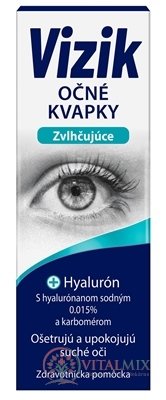 VIZIK Očné kvapky Zvlhčujúce hyalurón 1x10 ml