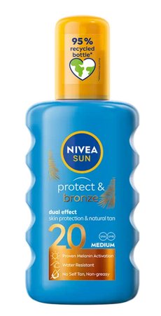 NIVEA SUN P&B SPREJ NA OPAĽOVANIE PODPORUJÚCI ZHNEDNUTIE OF 20