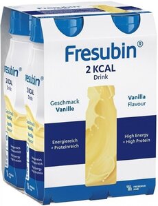 Fresubin 2 kcal DRINK, príchuť vanilková 4x200 ml (800 ml)