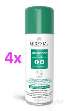 ENVIROSCAB sprej proti svrabu a iným parazitom 4x200 ml