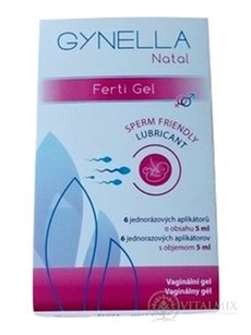 GYNELLA Natal Ferti Gel vaginálny gél, jednorázový aplikátor 6x5 ml (30 ml)