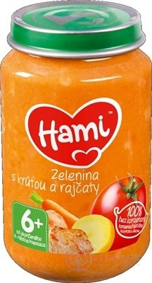 Hami príkrm Zelenina s morkou a paradajkami (od ukonč. 6. mesiaca) 1x200 g