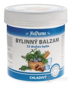 MedPharma BYLINNÝ BALZAM chladivý extrak z 33 druhov bylín, 1x250 ml