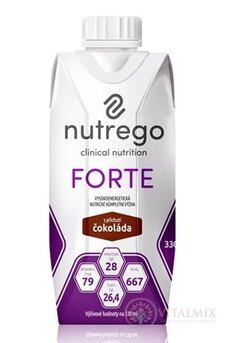 Nutrego FORTE s príchuťou čokoláda 1x330 ml