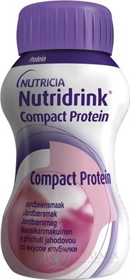 Nutridrink Compact Protein s jahodovou príchuťou (inov.2022) 24x125 ml (3000 ml)