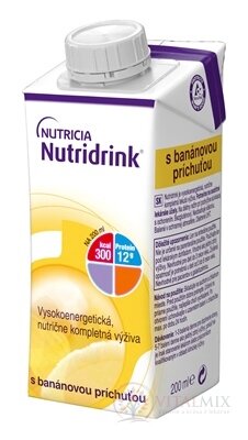 Nutridrink s banánovou príchuťou 24x200 ml