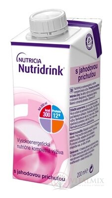 Nutridrink s jahodovou príchuťou 24x200 ml