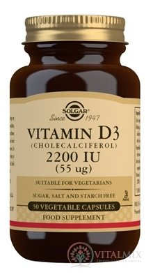 Solgar Vitamín D3 2200 IU cps 1x50 ks