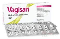 Vagisan HydroKrém Cremolum vaginálne čapíky 1x16 ks