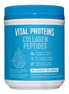 VITAL PROTEINS COLLAGEN PEPTIDES prášok na prípravu nápoja, bez príchute 1x567 g