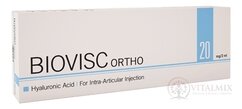 BIOVISC ORTHO 1% inj viskoelastický roztok kyseliny hyalurónovej 10mg/ml (inov.2019) 1x2 ml