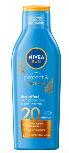 NIVEA SUN MLIEKO NA OPAĽOVANIE P&B OF 20 200ML