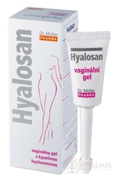 Dr. Müller HYALOSAN vaginálny gél s kyselinou hyaluronovou, tubičky 10x7,5 ml