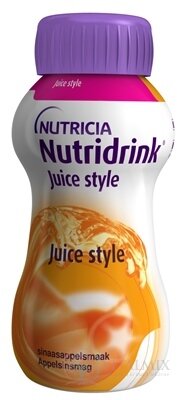 Nutridrink Juice Style s pomarančovou príchuťou 4x200 ml (800 ml)