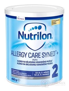 Nutrilon 2 ALLERGY CARE SYNEO + mliečna výživa v prášku (od uk. 6. mesiaca) 1x450 g